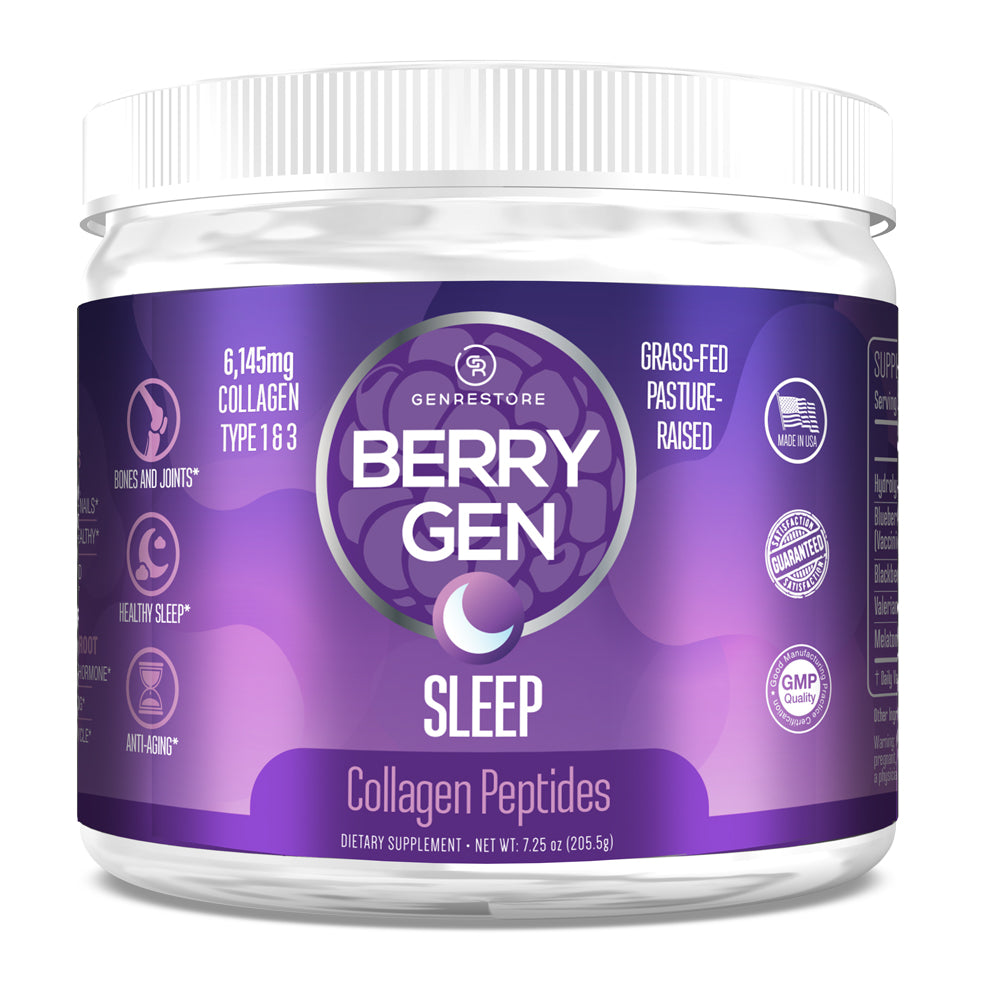 Enhance your sleep quality with the best sleep supplement. Our natural formula promotes restful nights and wakes you refreshed. Try Berry Gen's sleep powder!