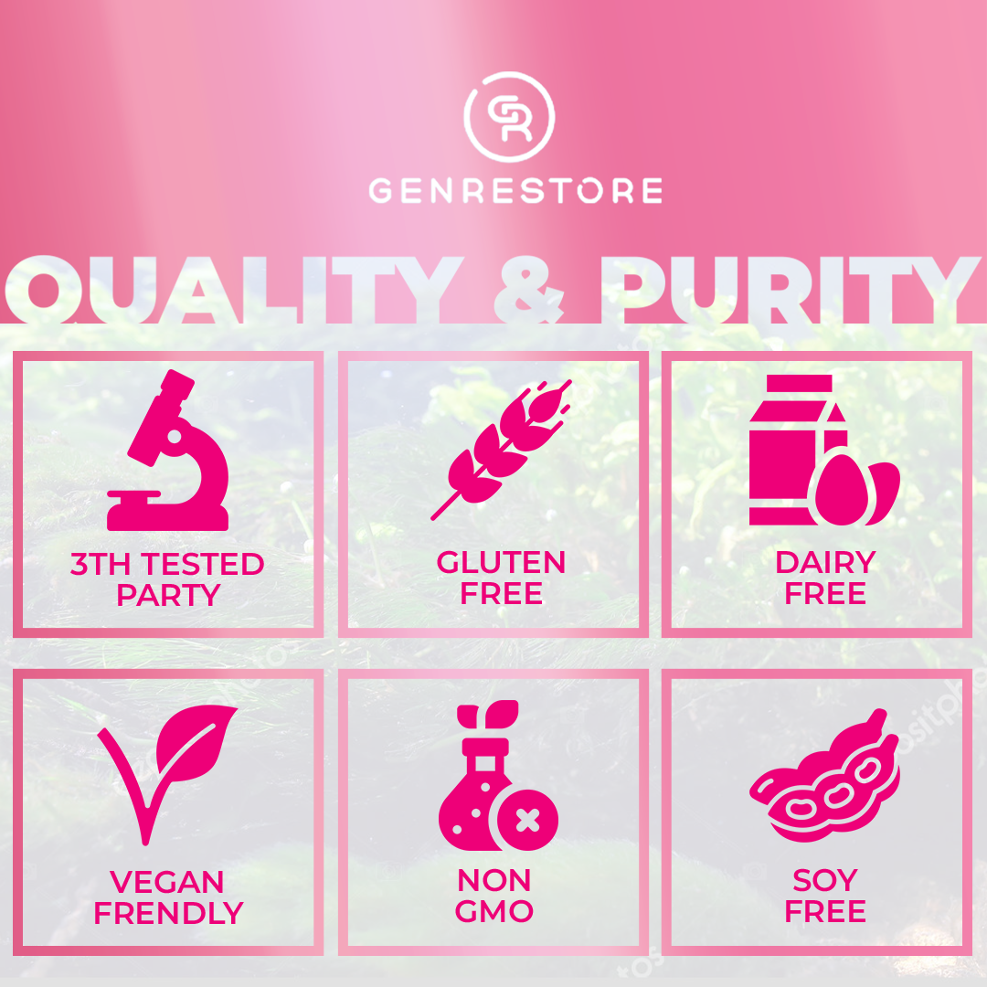 Berry Gen Menopause Morning is a natural supplement designed to reduce daytime symptoms of menopause.