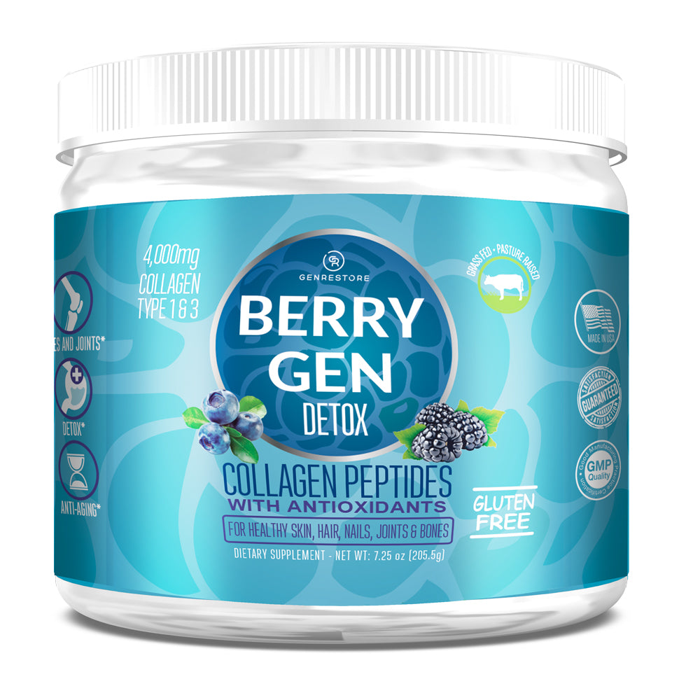 Our natural detox powder is formulated with premium ingredients to support digestive health and promote detoxification. Try Berry Gen Detox!