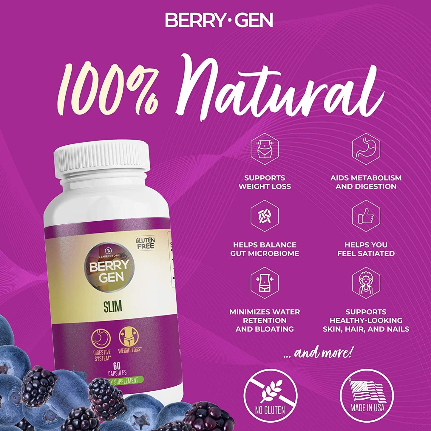 Naturally achieve your weight loss goals with our collagen for weight loss capsules! Try Berry Gen today!