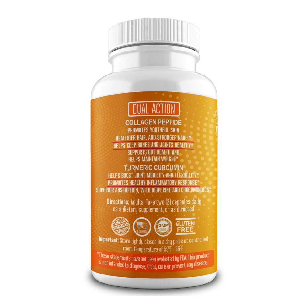 Improve the health of your joints, muscles, and bones with our natural anti inflammatory supplements. Elevate your wellness game with Berry Gen's tumeric capsules! 