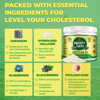 Reduce cholesterol levels and support overall health with our natural supplement Cholesterol Off.